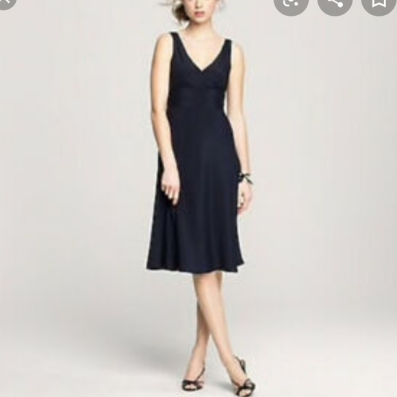 J. Crew Silk Bridesmaid and Wedding Dress ♥ Flowy V neck - Picture 3 of 3